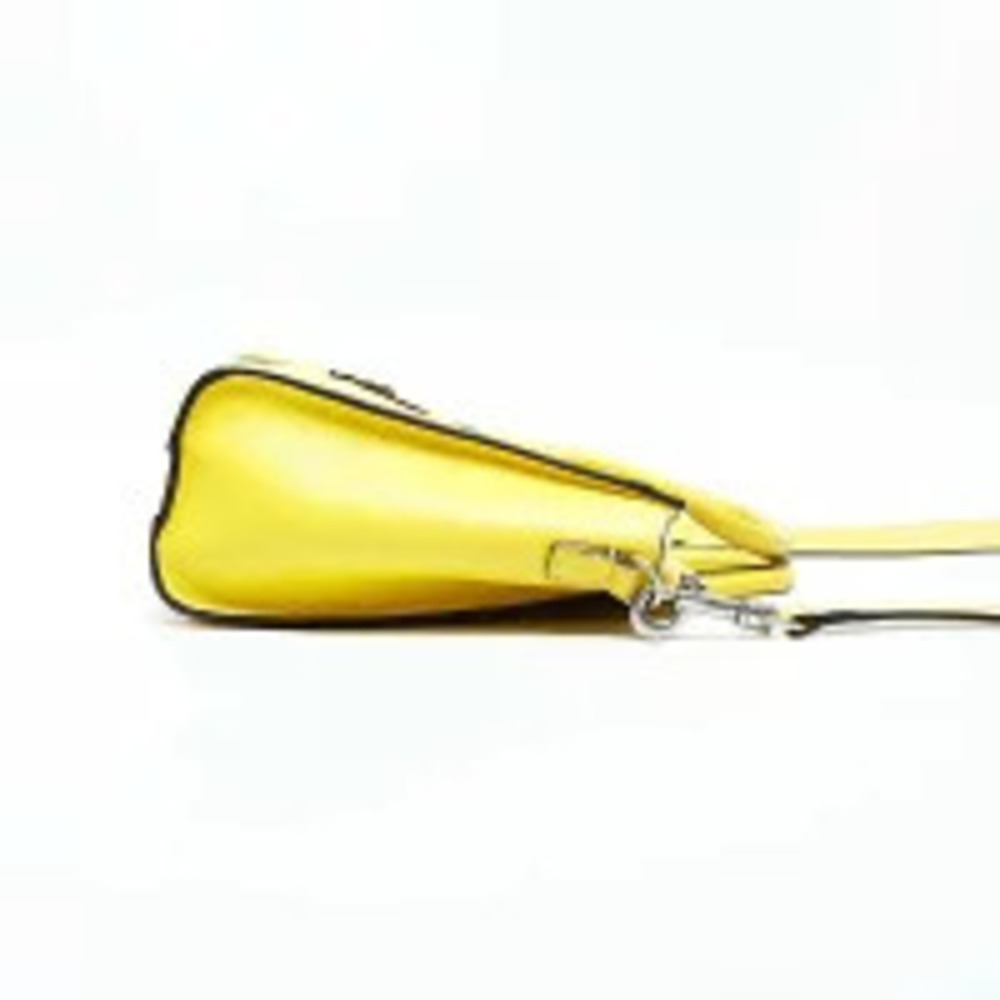 Celine Luggage Leather Handbag Yellow - Picture 5 of 13